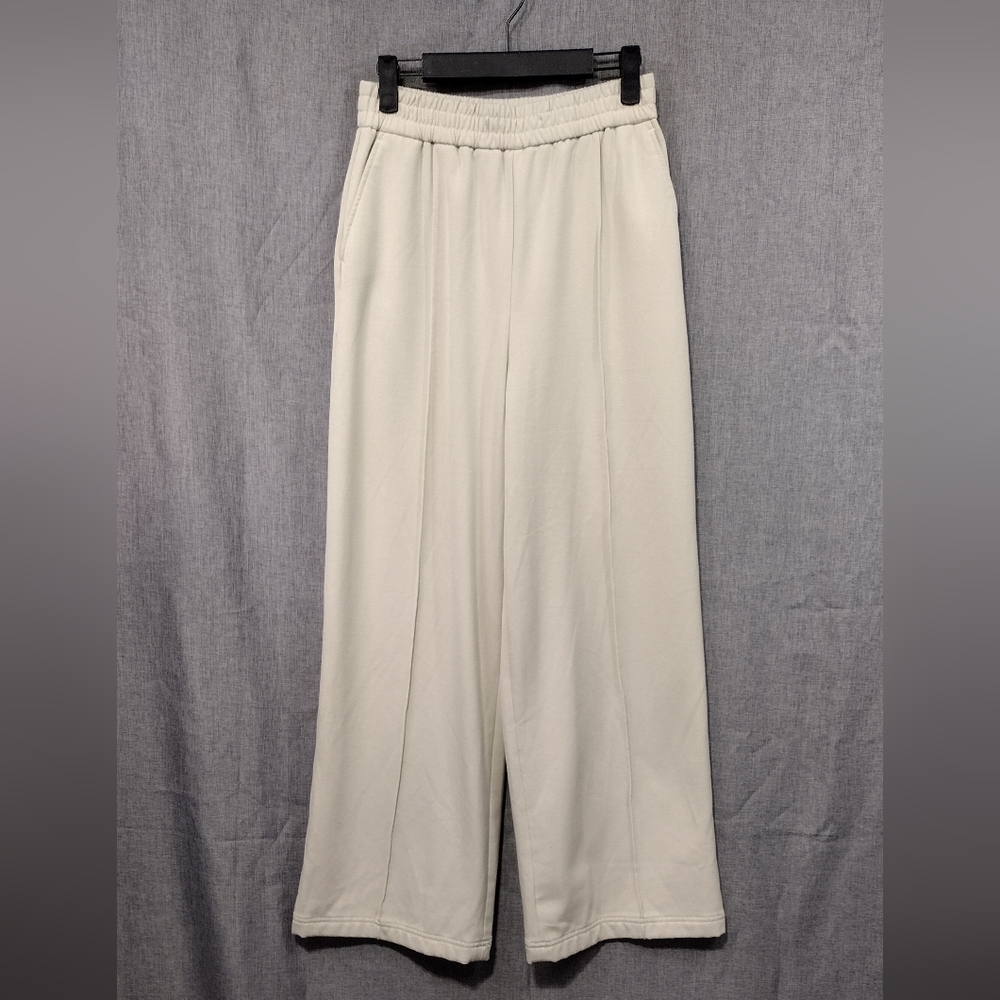 Buckaroo Wide Leg Sweatpants Womens 26 White Drop Crotch Streetwear Lagenlook